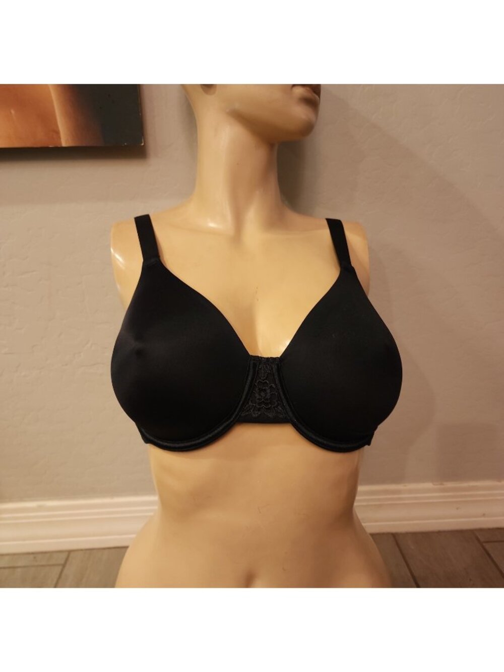 Vanity Fair Bra 36D Black Underwire 76080